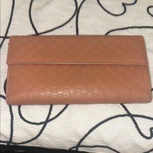 COPY - Gucci Tan Leather Wallet